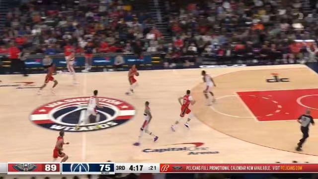 2023.1.10NBA全场录像回放 鹈鹕vs奇才