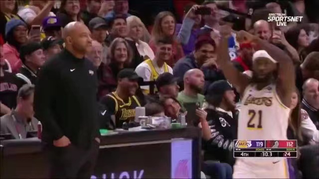 2023.1.23NBA录像回放高清 湖人vs开拓者