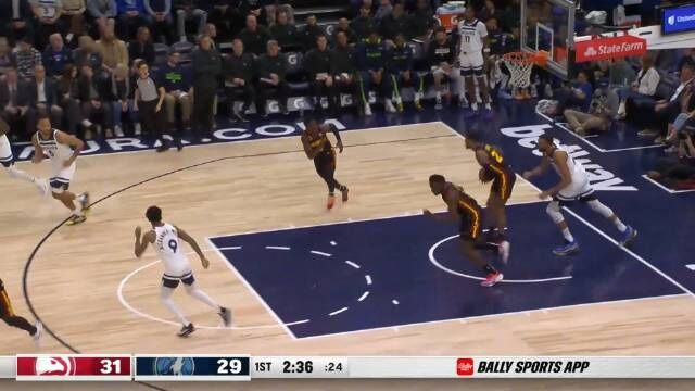 2023.3.23NBA全场录像回放 老鹰vs森林狼
