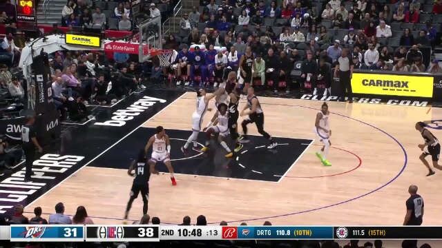 2023.3.24NBA录像回放高清 雷霆vs快船