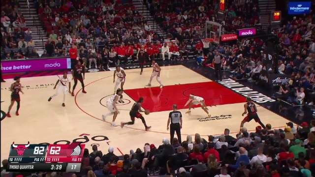 2023.3.25NBA全场录像回放 公牛vs开拓者