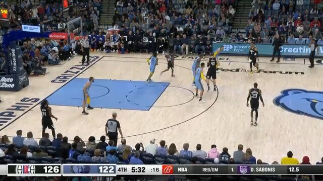 2023.3.30NBA录像回放高清 快船vs灰熊