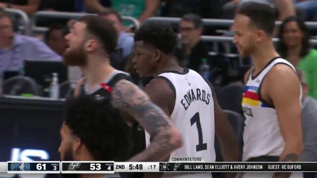 2023.4.9NBA全场录像回放 森林狼vs马刺