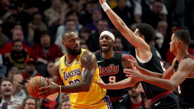2023.11.18NBA录像回放高清 湖人vs开拓者
