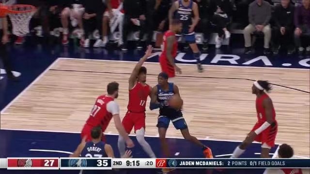 2023.1.5NBA录像回放 开拓者vs森林狼 免费更新