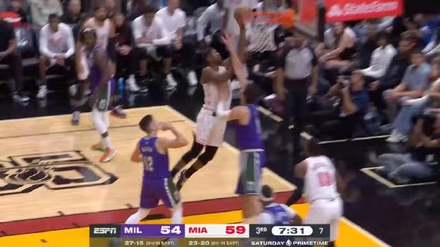 2023.1.15NBA录像回放 雄鹿vs热火 免费更新