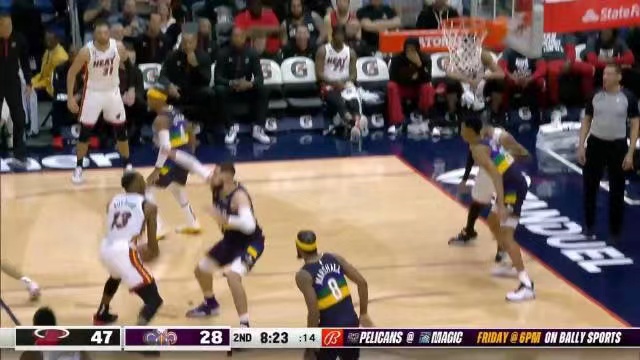 2023.1.19NBA录像回放 热火vs鹈鹕 免费更新
