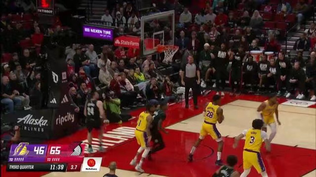 2023.2.14NBA录像回放 湖人vs开拓者 免费更新
