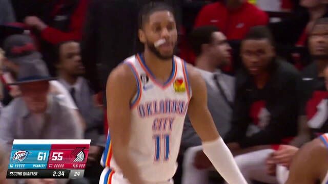 2023.3.27NBA录像高清回放 雷霆vs开拓者 免费更新