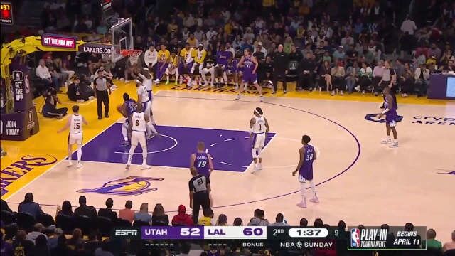 2023.4.10NBA录像回放 爵士vs湖人 免费更新